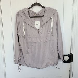 Ash & Antler stone Pullover Windbreaker